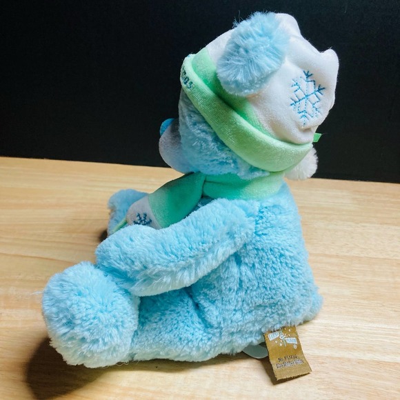 First and Main Blue Baby’s First Christmas Bear. Pre-Owned - Picture 5 of 8